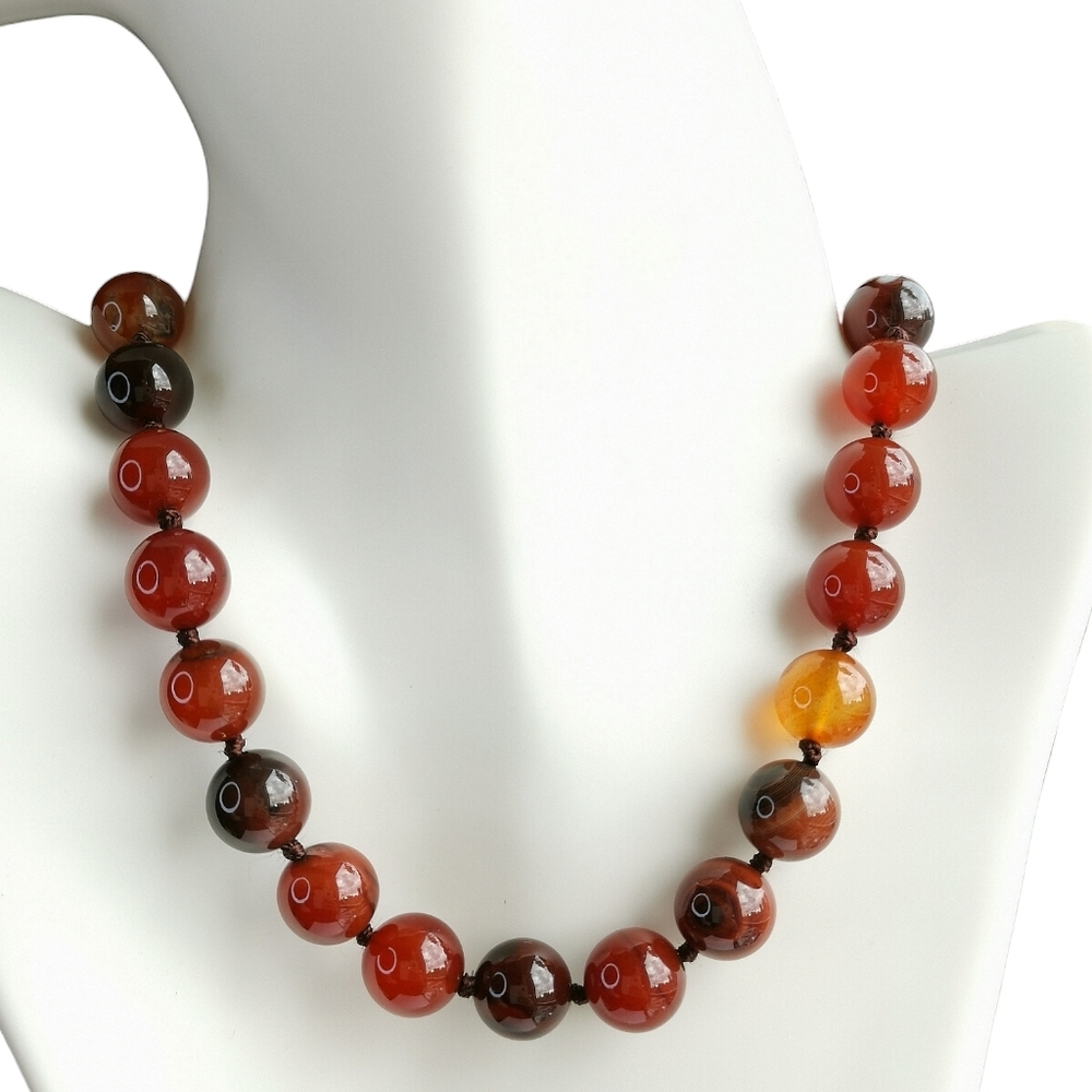 Carnelian Necklace 18 Inch